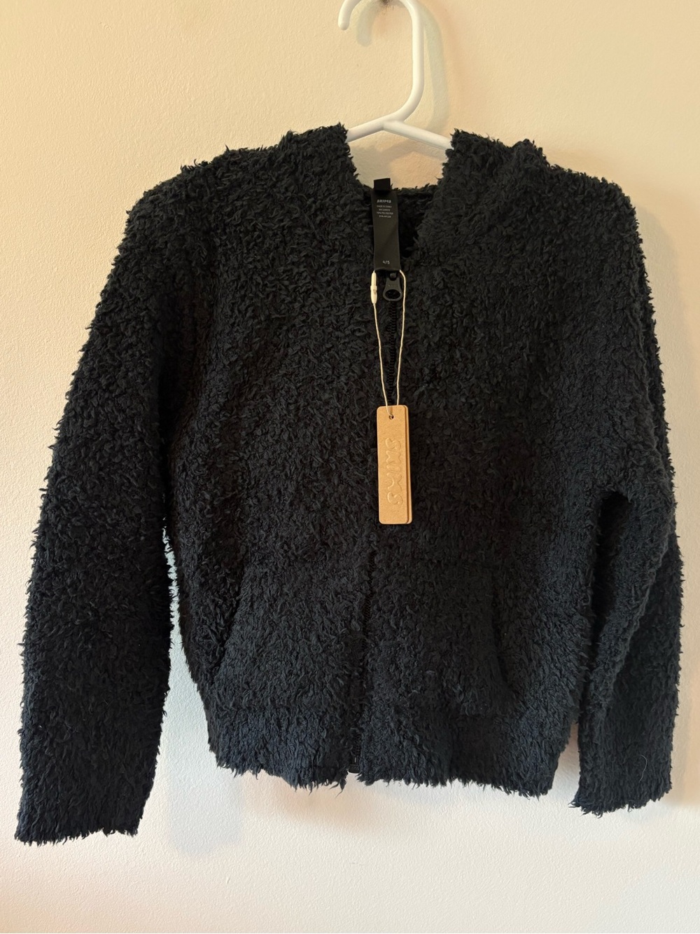 NWT SKIMS KIDS Cozy Knit Full Zip-Up Hoodie 4/5